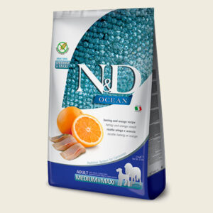 N&D Ocean Canine - Aringa e Arancia (Adult Medium Maxi)